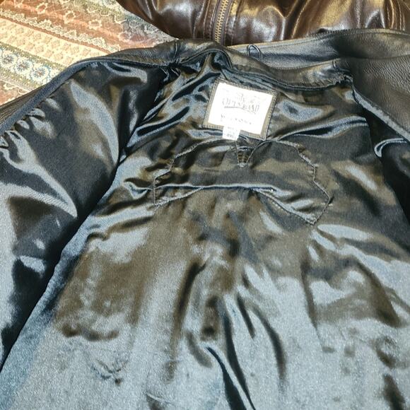 WILSONS  EUC OPEN ROAD SIZE 2XL MENS  LEATH 911 MEMORIAL RIDE BIKER JACKET COAT - Picture 8 of 15